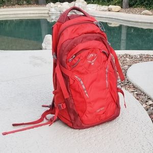 Osprey backpack Parsec red EUC